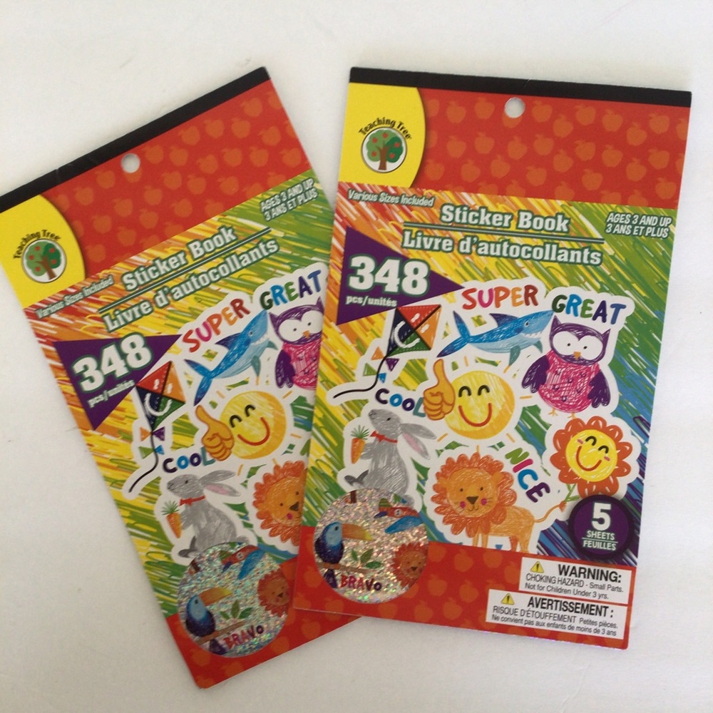 TEACHER ACHIEVEMENT STICKERS NWT SET OF TWO